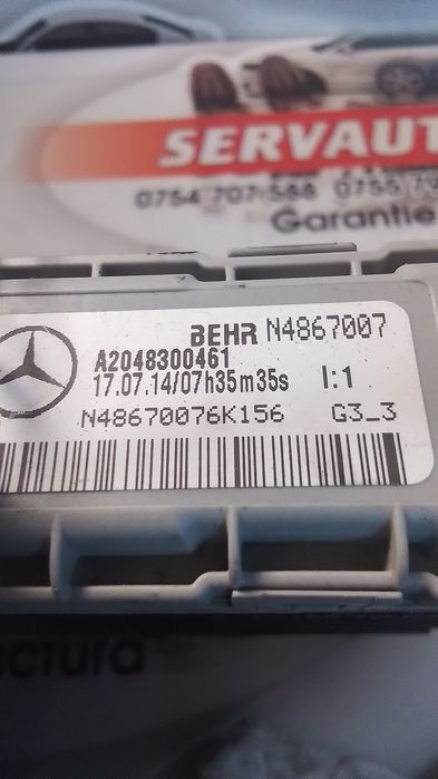 incalzire auxiliara webasto mercedes-benz e-class (2010->) [a207] 2.2