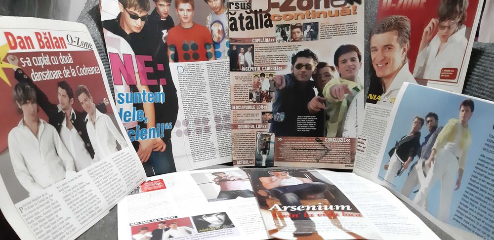 Colectie de articole cu trupa O-zone/ Dan Bălan