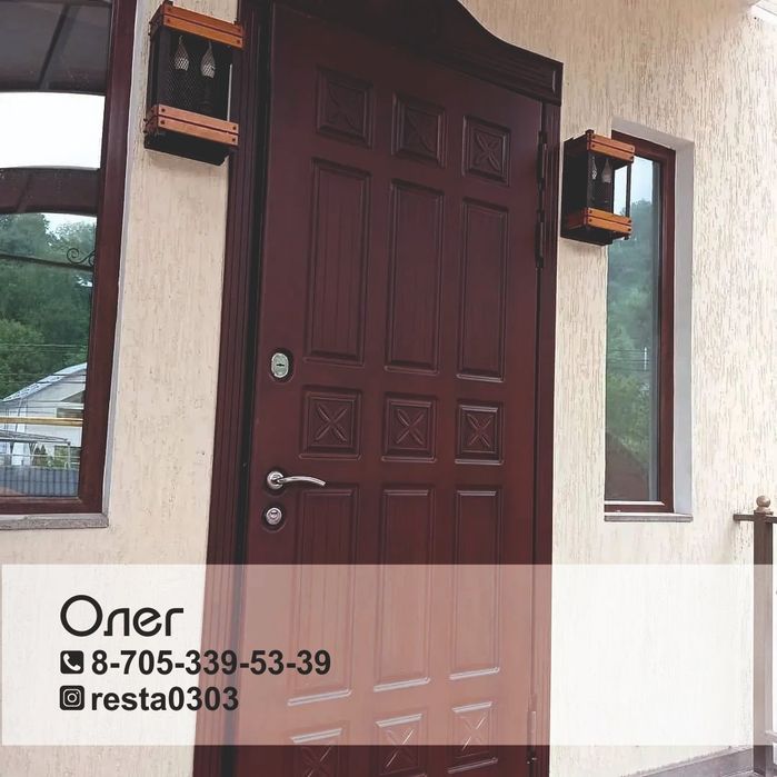 Реставрация дверей покраска