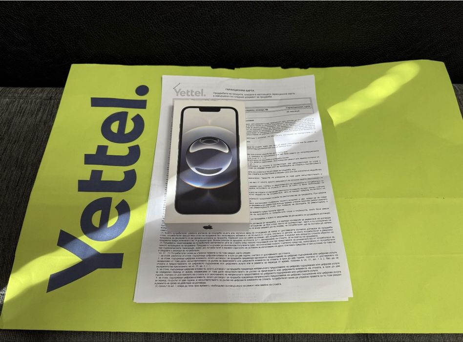 ЗАПЕЧАТАН 128GB iPhone 16e Гаранция Yettel 2029г. 16 e Black