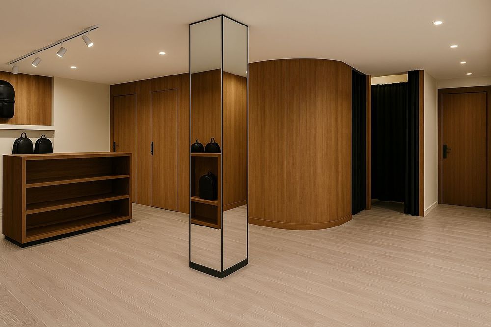 Монтаж бамбуковых панелей