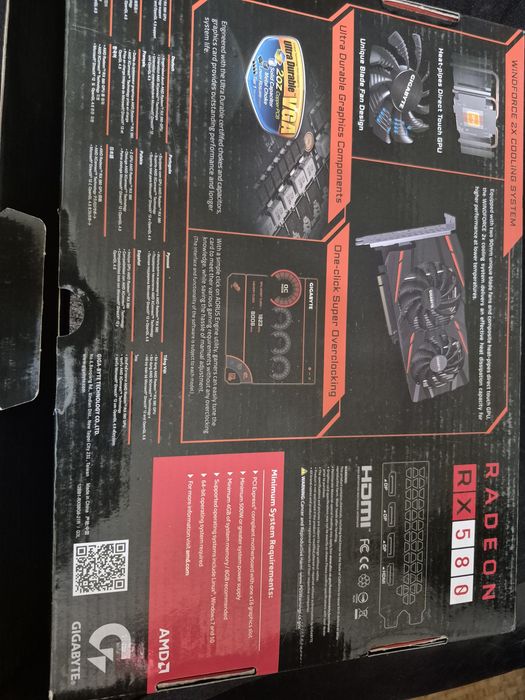 Продам gigabyte radeon rx 580