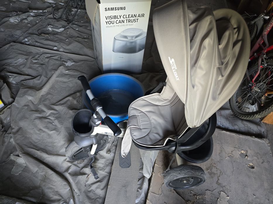 Детский велосипед с накидкой