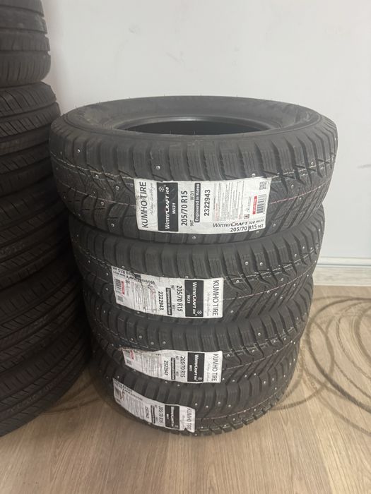 Шины новые зима 205/70 R15 шипы донгелек