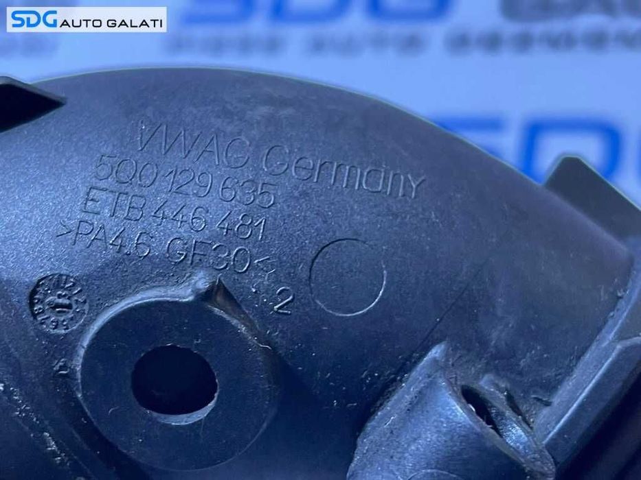 Tub Tubulatura Racord Admisie Aer Audi A3 8V 1.6 TDI 2013 - 2017 Cod 5Q0129635[S0315]