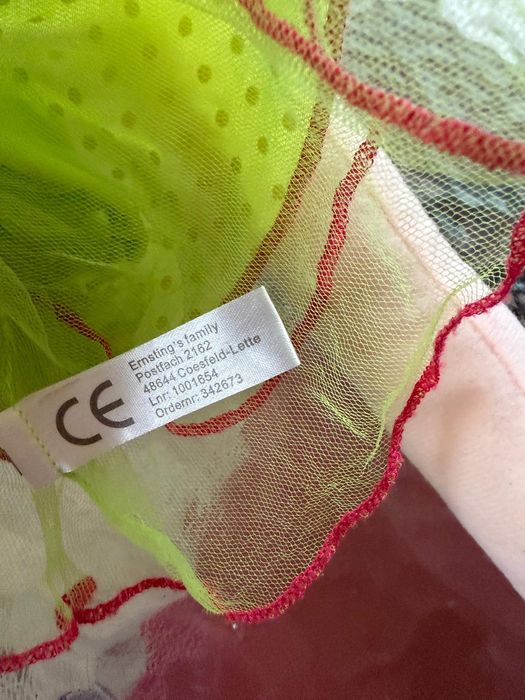 Păpușa material textil rochie verde 70 cm înălțime