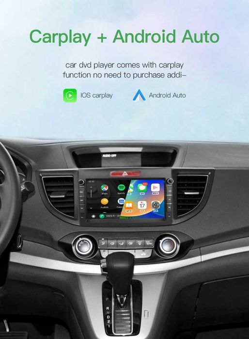Honda CR-V 2012-2016 година  8” 2-DIN с Android 14, 4/64GB