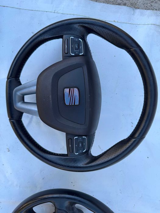 Volan Seat Leon Altea Exeo Ibiza Toledo Din Piele Cu Comenzi