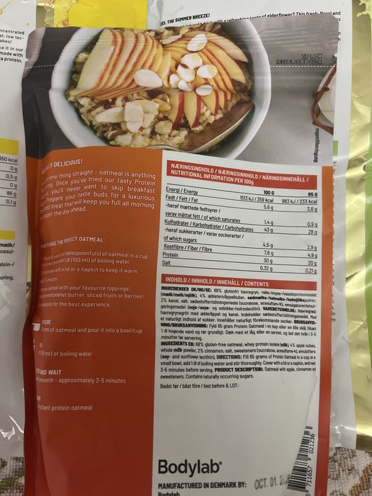 Proteina/ovaz Bodylab