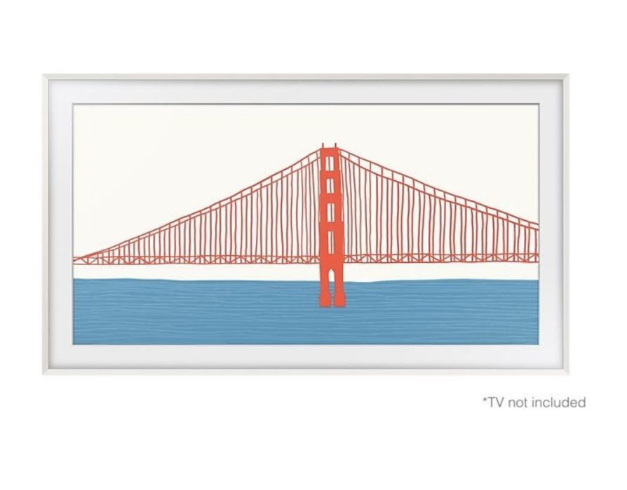 Белые накладки на телевизор Samsung The Frame