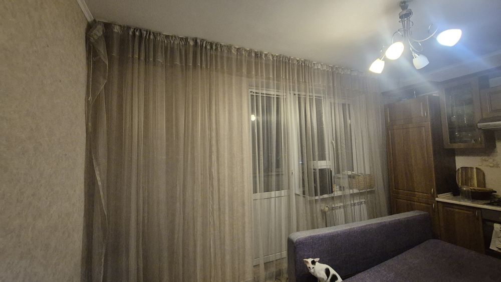 Продам тюль, цвет серый беж