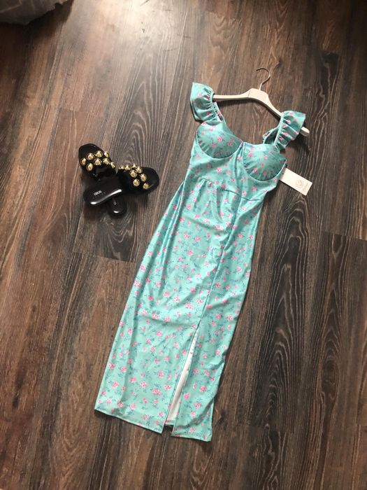 Rochie eleganta, model actual cu imprimeu floral