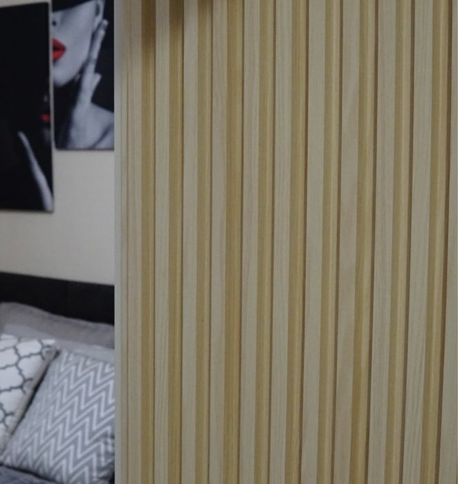 Ламперия. ПВЦ сайдинг пано. Панел за декор на вътрешни стени