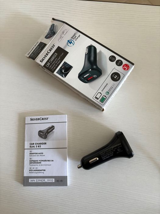Зарядно за смартфон за автомобил Silver Crest