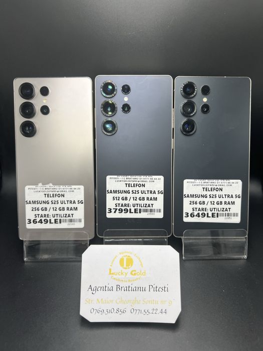 Telefon samsung s25 ultra 256/512 gb cod 22141 / 23593 / 22851