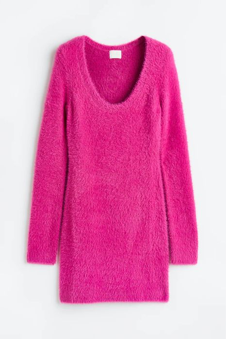 Пухкава розова рокля на марката H&M