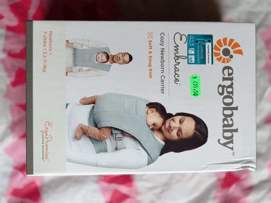 marsupui ergobaby embrace ca nou