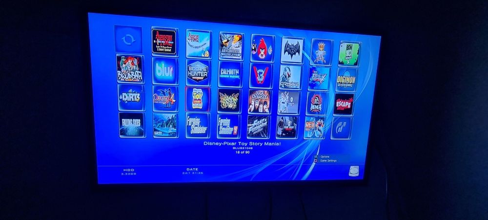 Playstation 3 modat cu 85 jocuri preț fix 380 lei