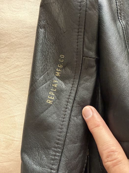 Replay кожено яке размер M