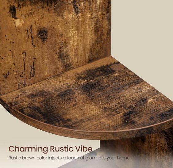 Ъглов стенен рафт/етажерка Vasagle