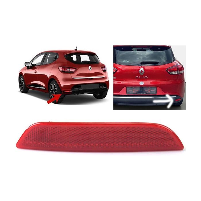 Рефлектор за броня, Renault, Clio 4 IV, Хечбек, Комби