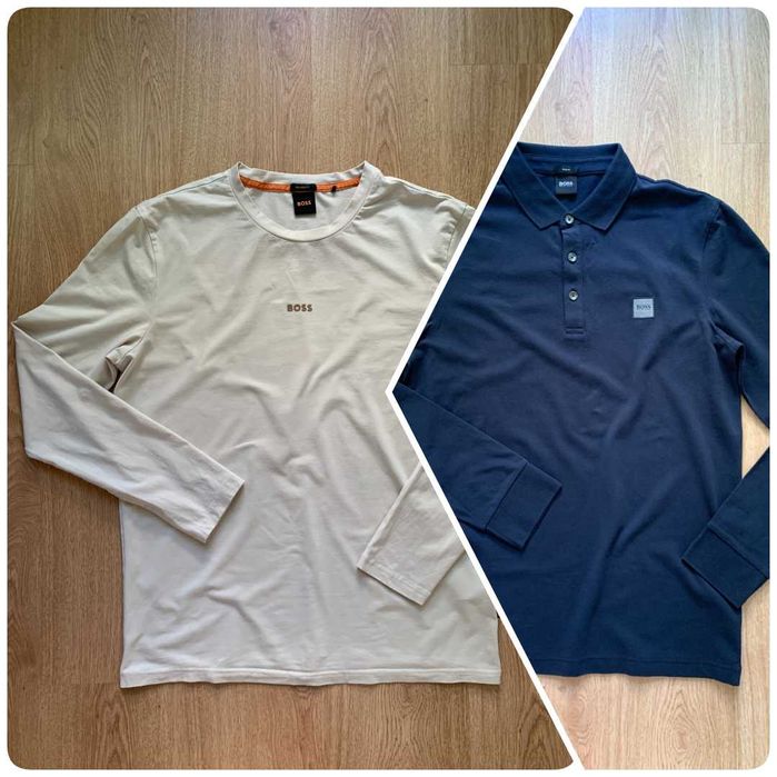 Тениска с дълъг ръкав Boss