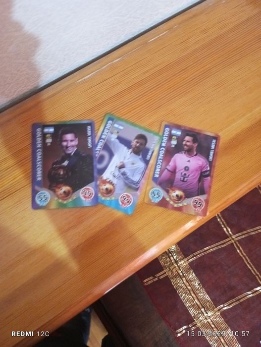 Карточки месси не дорого