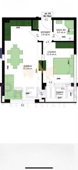 Продава се Двустаен апартамент в Варна, Кайсиева градина - 64 кв.м за 1563 €/кв.м - Снимка #1