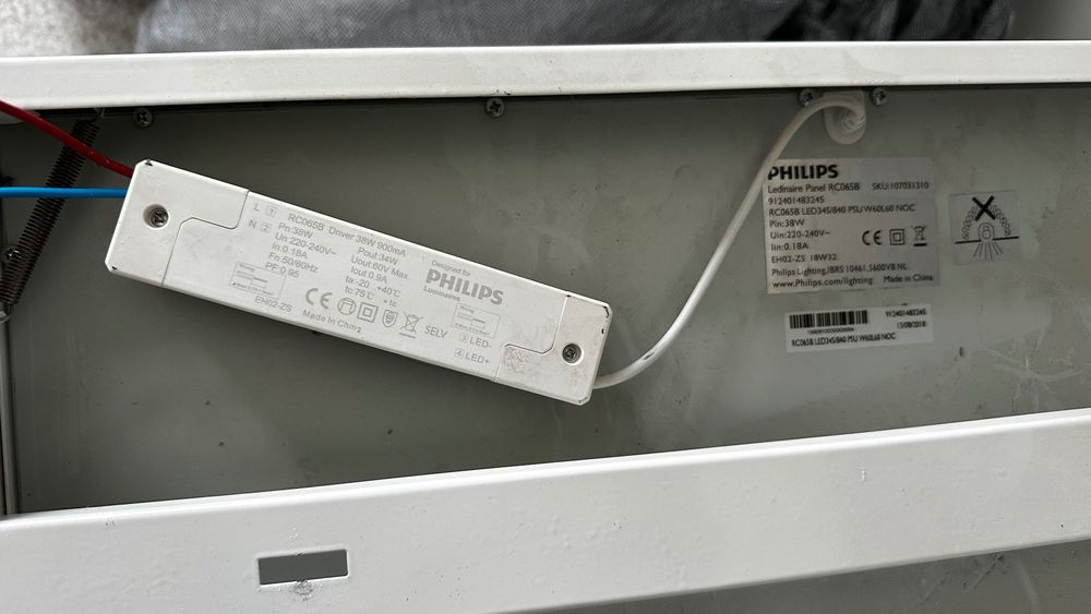 Philips - LED панели LED/34W/230V 5 600K UGR< 22 IP40