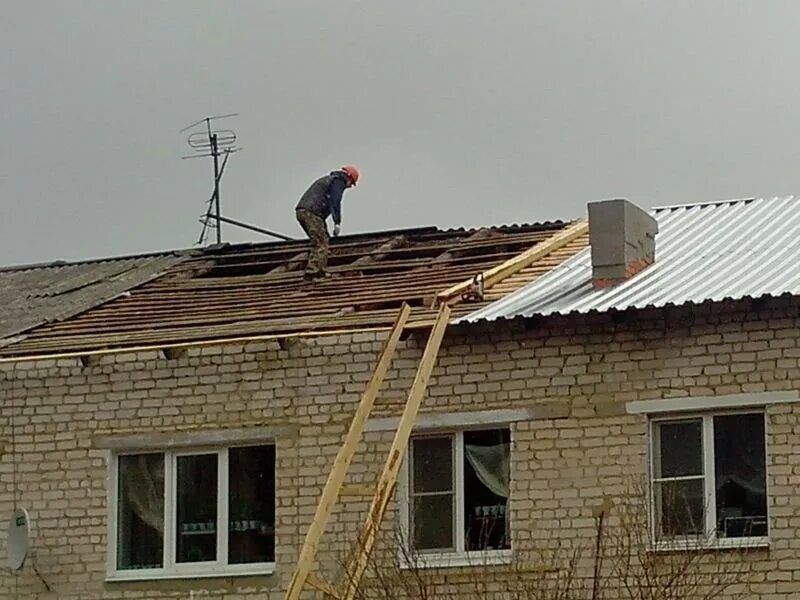 Ремонт кровли крыши замена