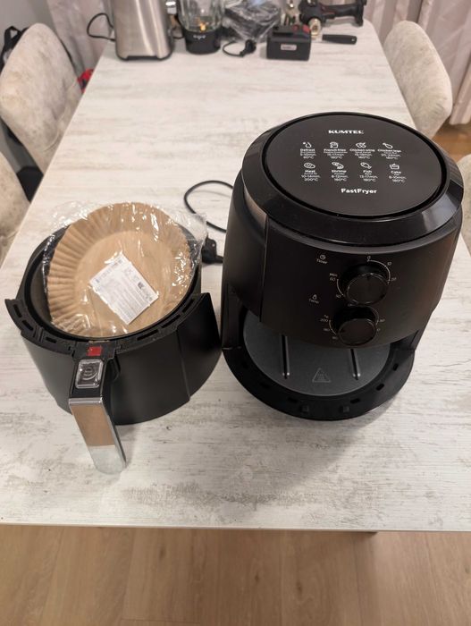 Еърфрайър (Фритюрник с горещ въздух) Kumtel Fastfryer HAF-01, 1500W