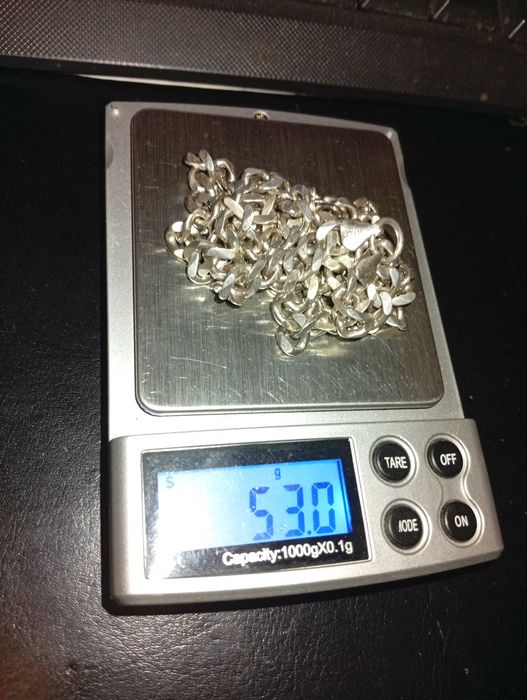 Lant Argint Sterling Silver 925 greutate 53 g masoara 61cm x 8mm ITALY