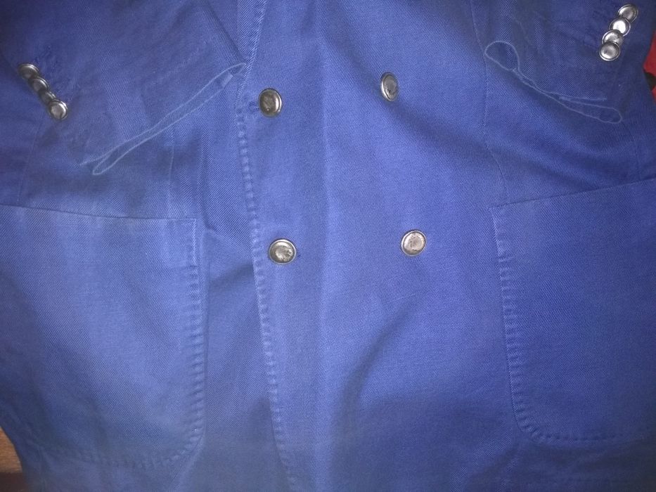 Пиджак синего цвета производства Португалия, Massimo Dutti
