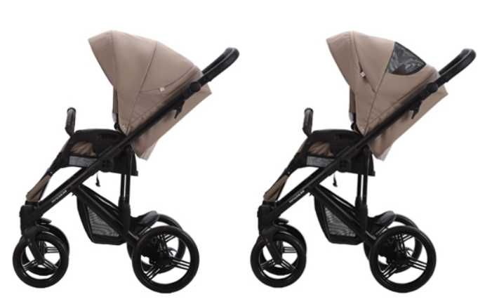 Бебешка количка 2в1 Bebetto Magnum LIGHT PRO - Еко кожа