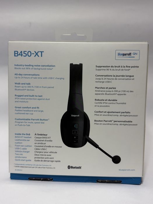 BlueParrott B450-XT (професионална bluetooth слушалка с микрофон)