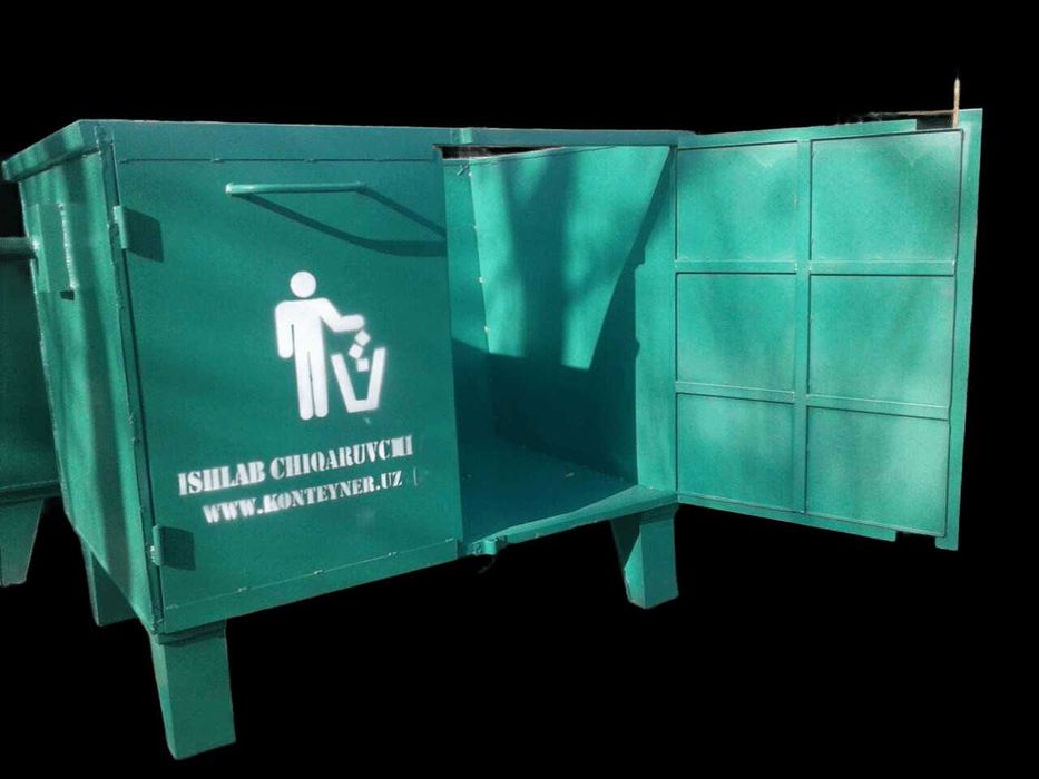 Металлические мусорные контейнера