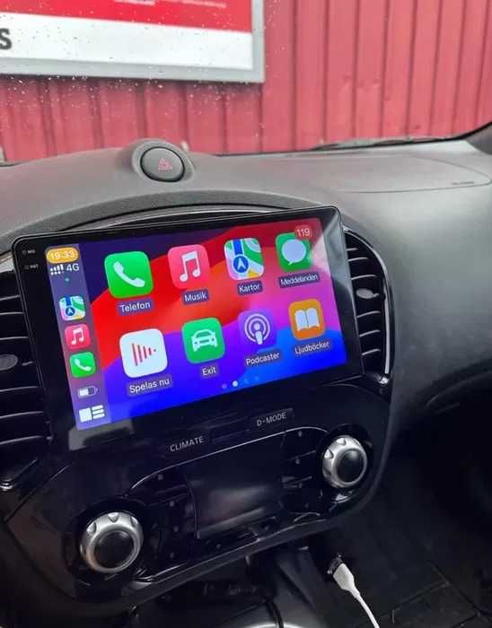 Navigatie Nissan Juke YF15 2009-2019 - Carplay si Android Auto Wireless, WIFI, Bluetooth, USB, Display QLED, GPS