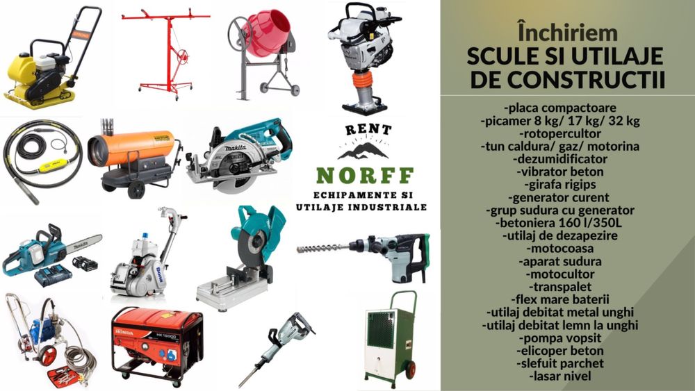 Inchiriez motocultor moto coasa cultor foreza burghiu gropi inchiriat