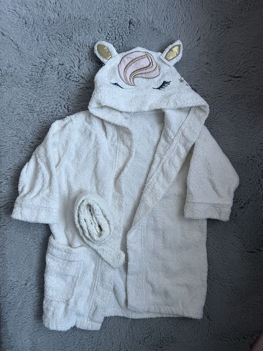 Детски халат - еднорог