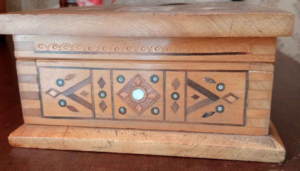 Винтажная шкатулка - Гуцульский сувенир