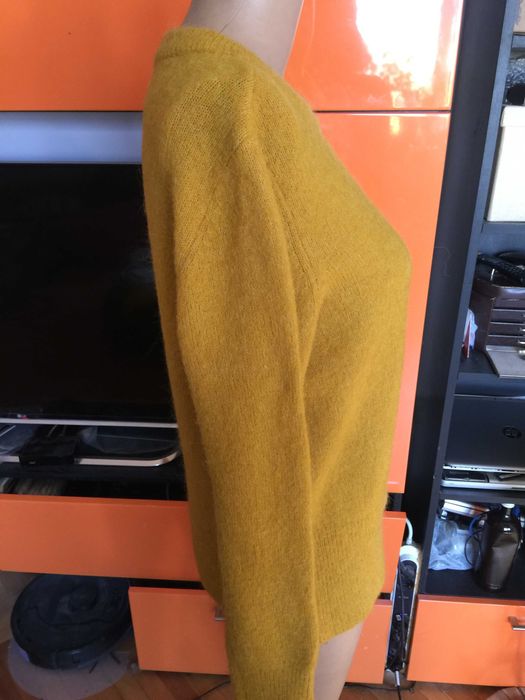 Дамски пуловер H&M в цвят горчица, размер М