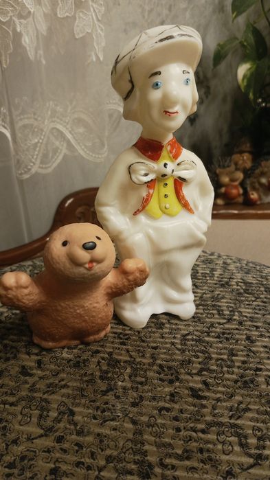 Коллекционные  фигурки СССР Клоун, бобер