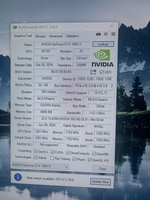 Игровой компьютер I7 2600 GTX 1050TI 16GB DDR3
