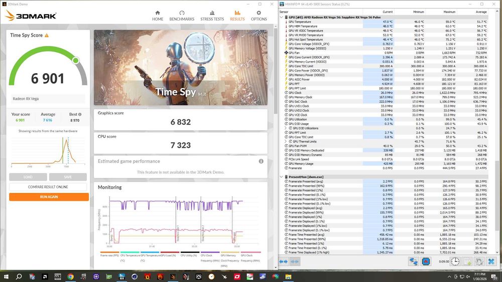 Placa video Sapphire PULSE RX Vega 56 - Stare foarte buna