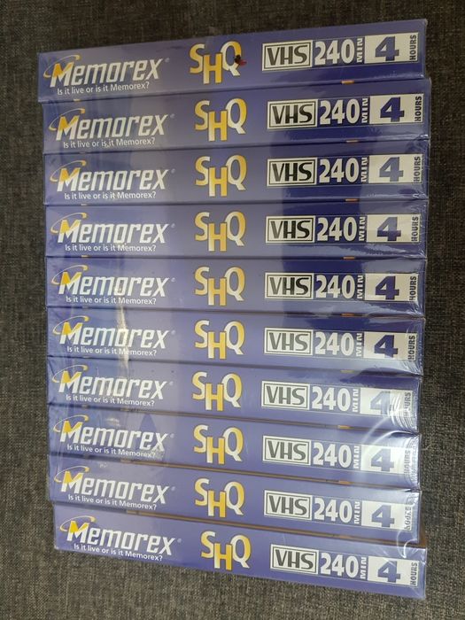 Casete video Memorex 240min.