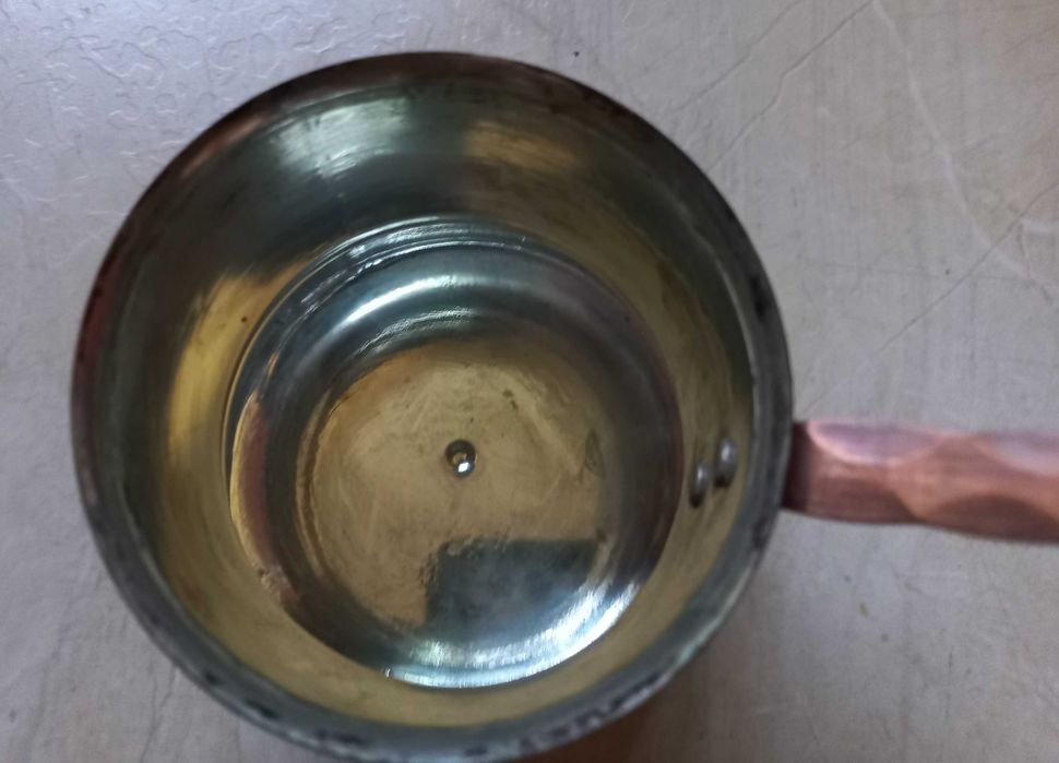 Джезве медено ръчно ковано