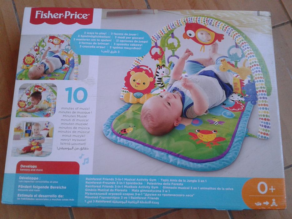 Saltea centru de activitati 3in1 muzical - Fisher Price, nou, amb.afec