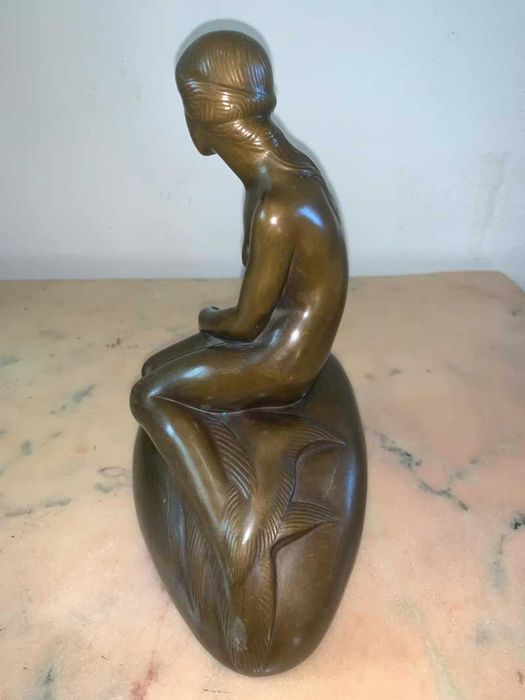 Sculptură bronz Edvard Eriksen (1876-1959)