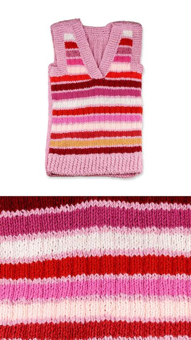 Vesta tricotata Pretty Pink