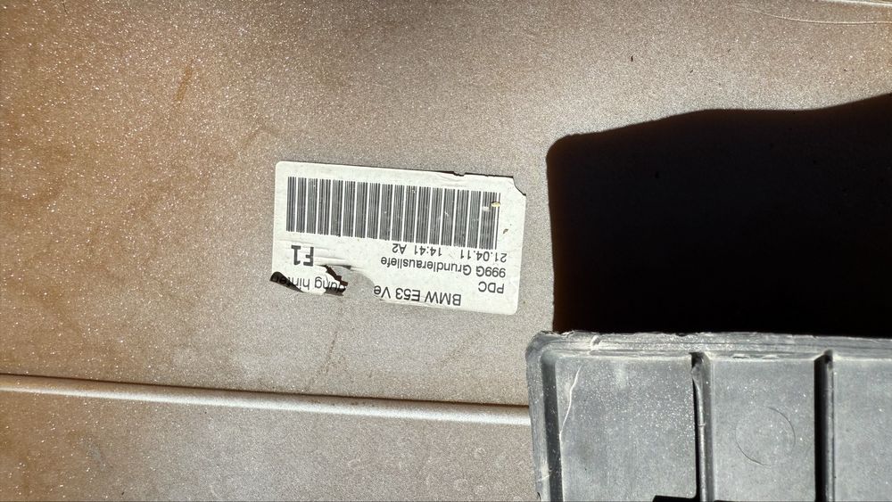 Бампер задний BMW e53 рестайлинг оригинал